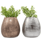 Mesh Ceramic Planter Pot - Chive UK