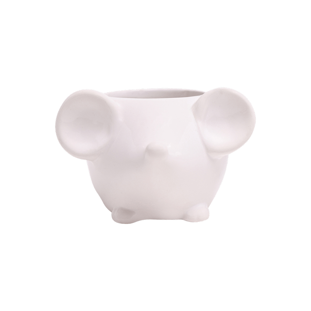 Mouse Ceramic Indoor Plant Pot For Succulents - Chive UK