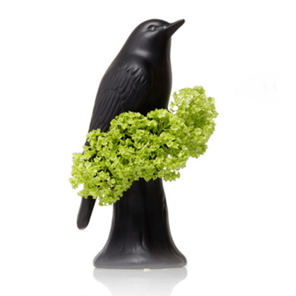 Bird Porcelain Modern Flower Vase - Chive UK