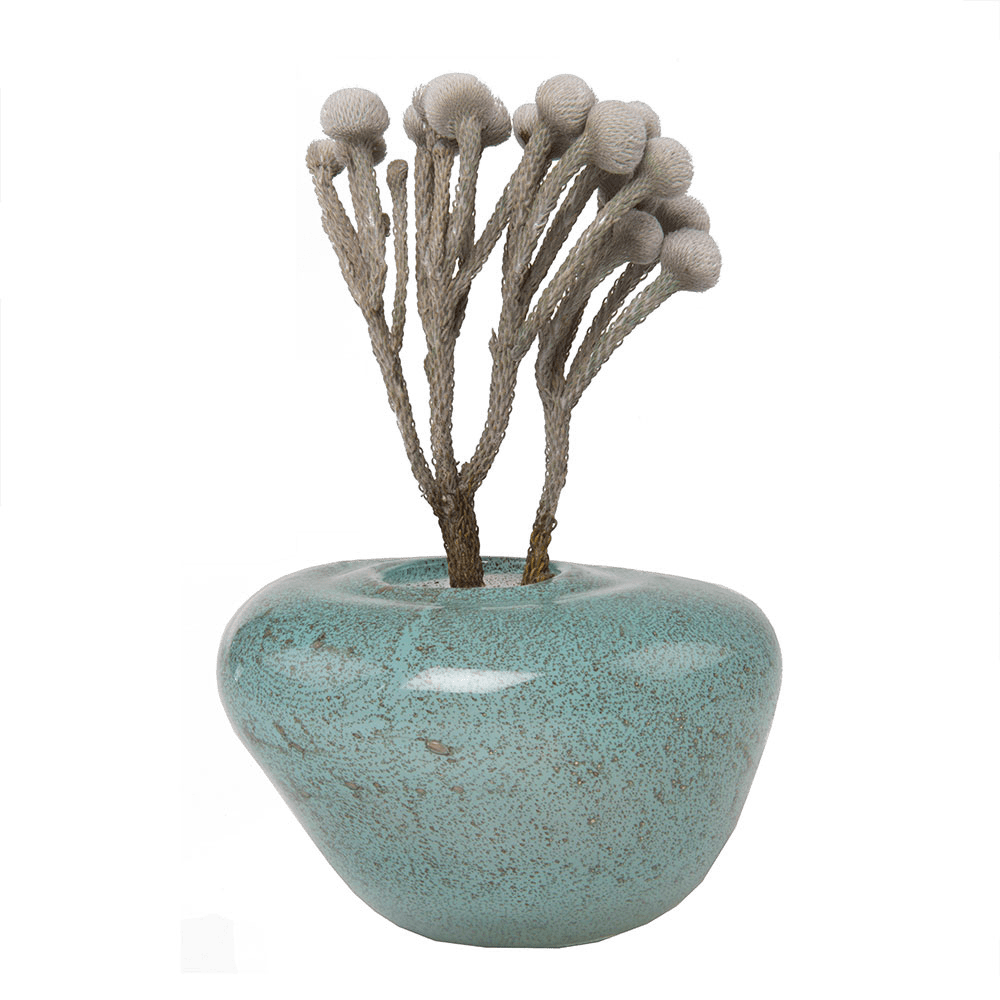 Nova Glass Flower Vase - Chive UK