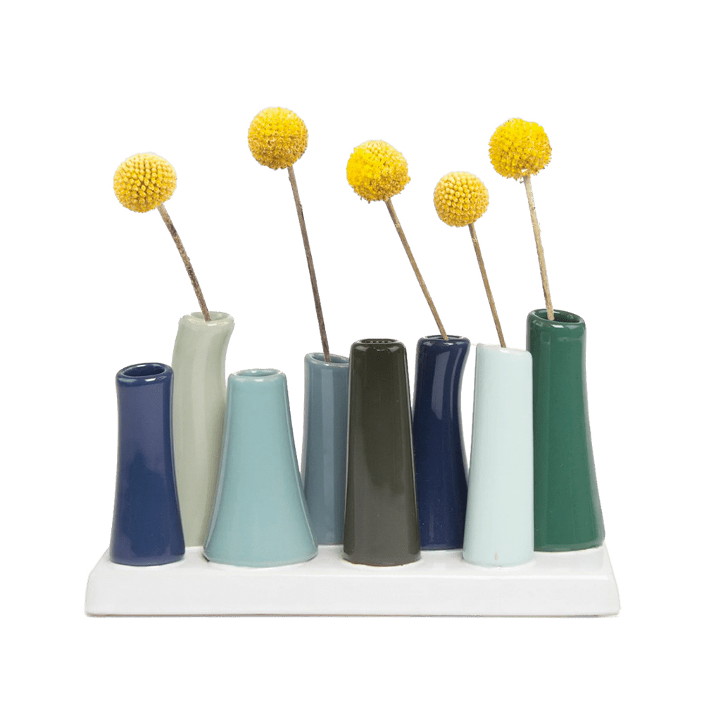 Pooley Modern Bud Vase For Flowers - Chive UK