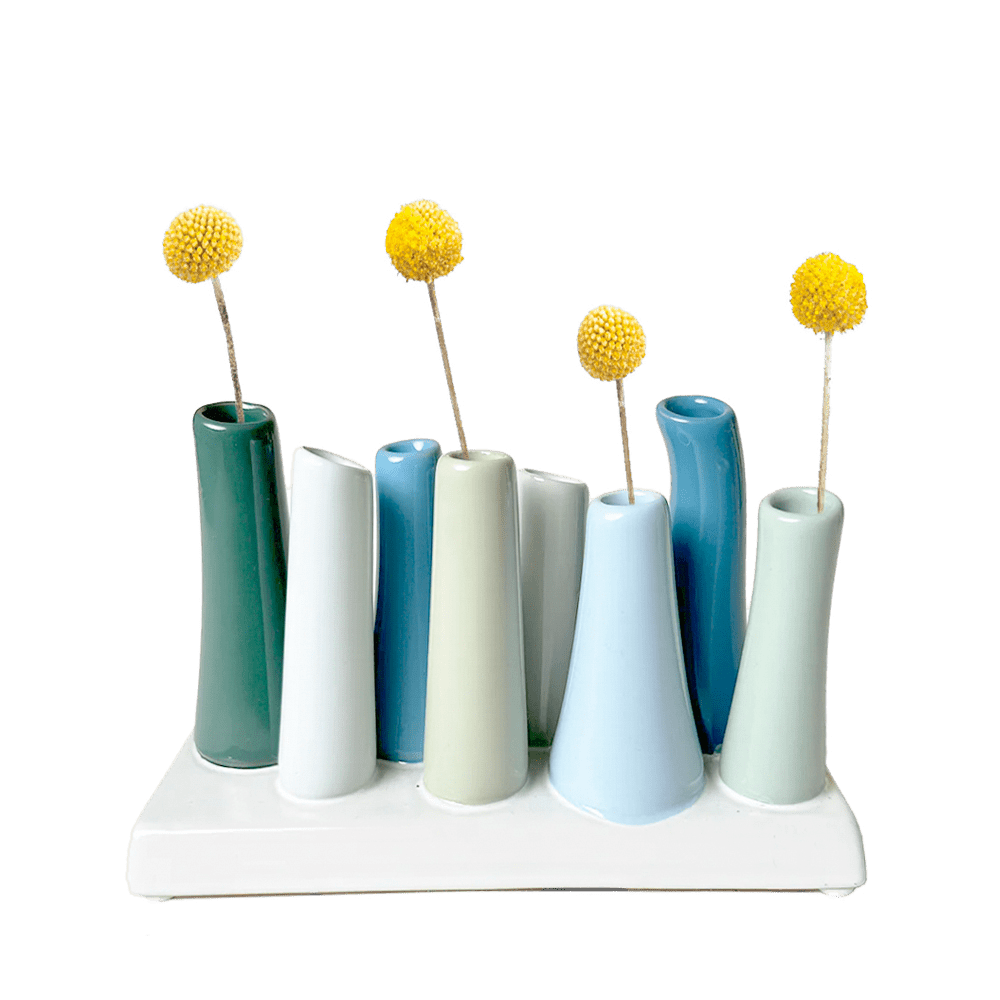 Pooley Modern Bud Vase For Flowers - Chive UK