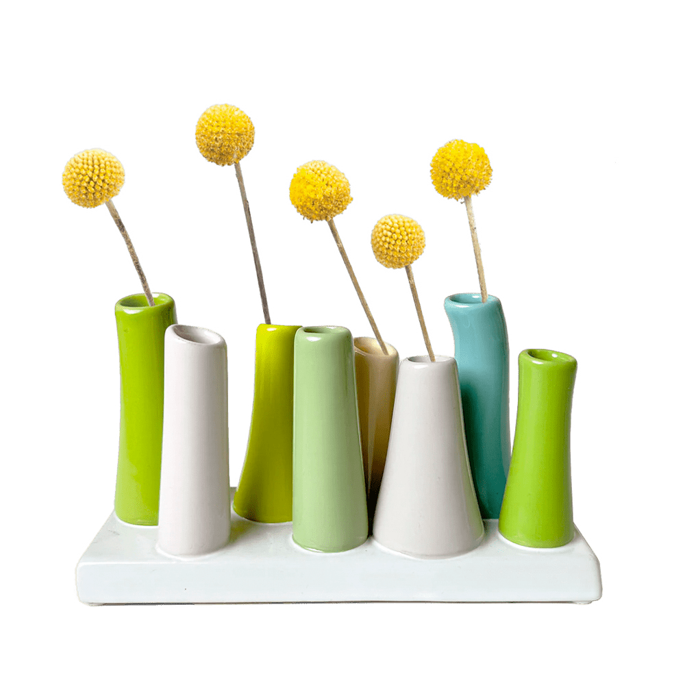 Pooley Modern Bud Vase For Flowers - Chive UK