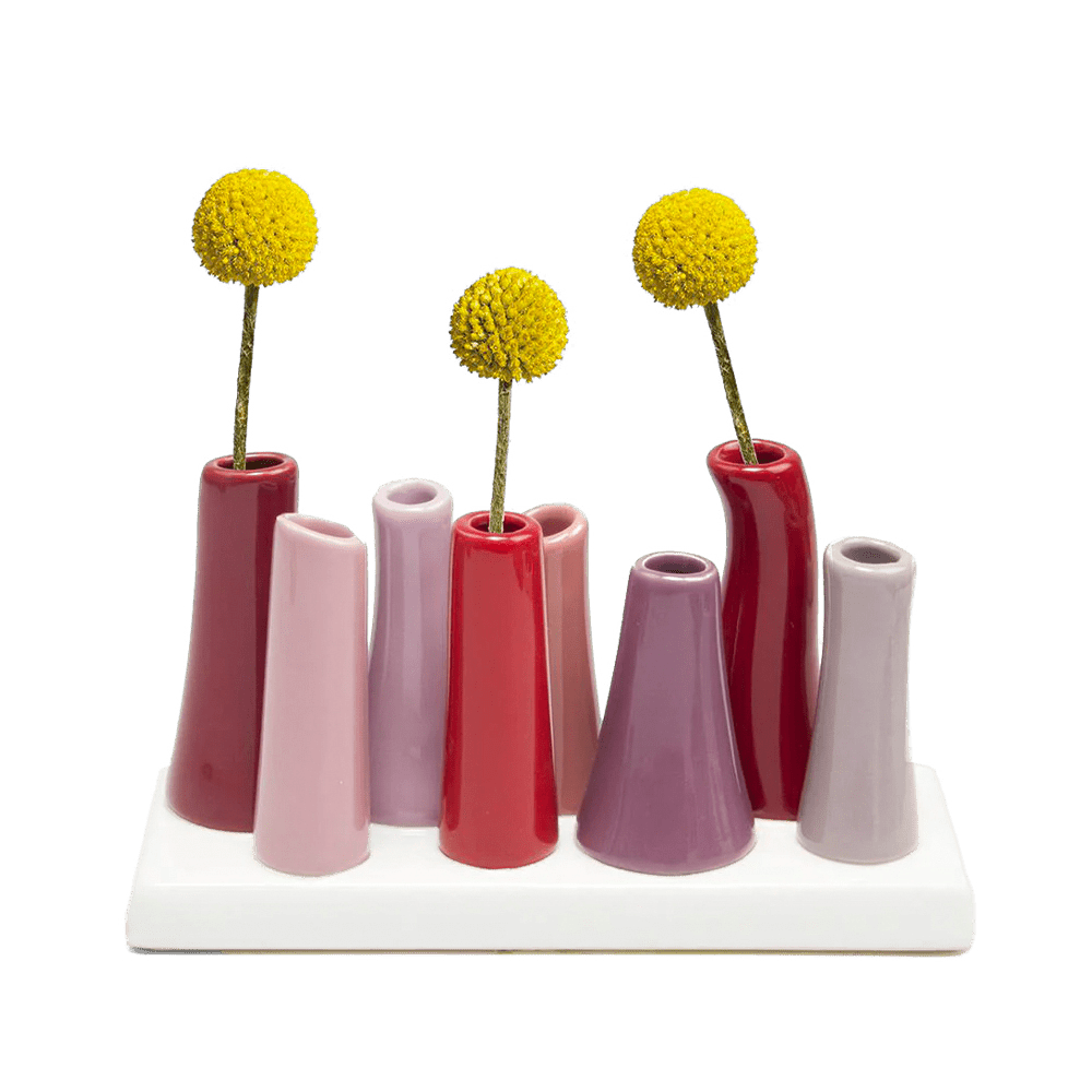 Pooley Modern Bud Vase For Flowers - Chive UK