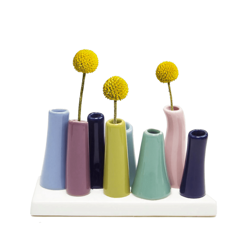 Pooley Modern Bud Vase For Flowers - Chive UK