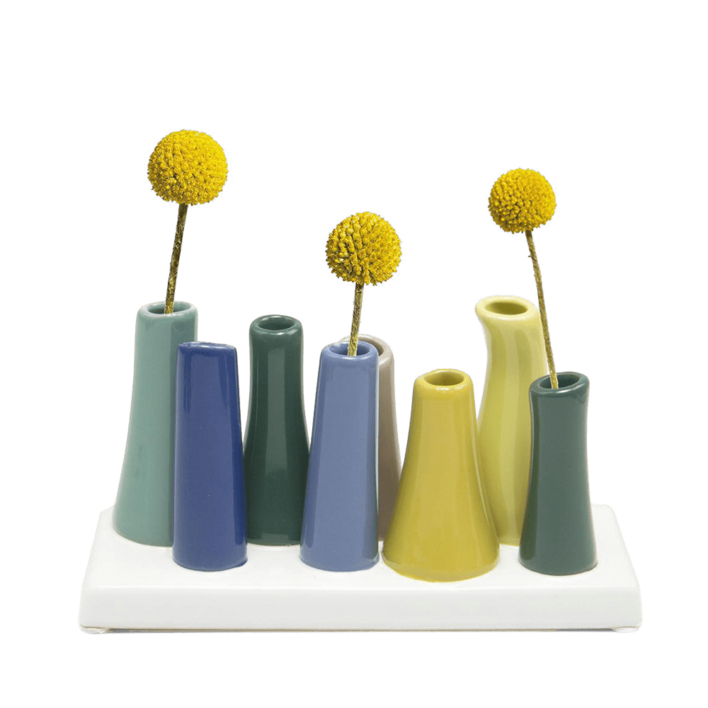 Pooley Modern Bud Vase For Flowers - Chive UK