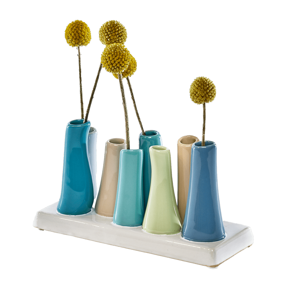 Pooley Modern Bud Vase For Flowers - Chive UK