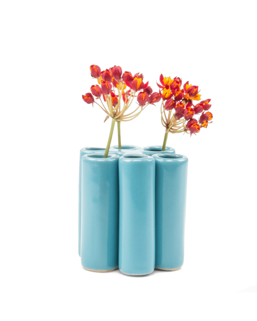 Pooley Puzzle Modern Bud Vase For Flowers - Chive UK