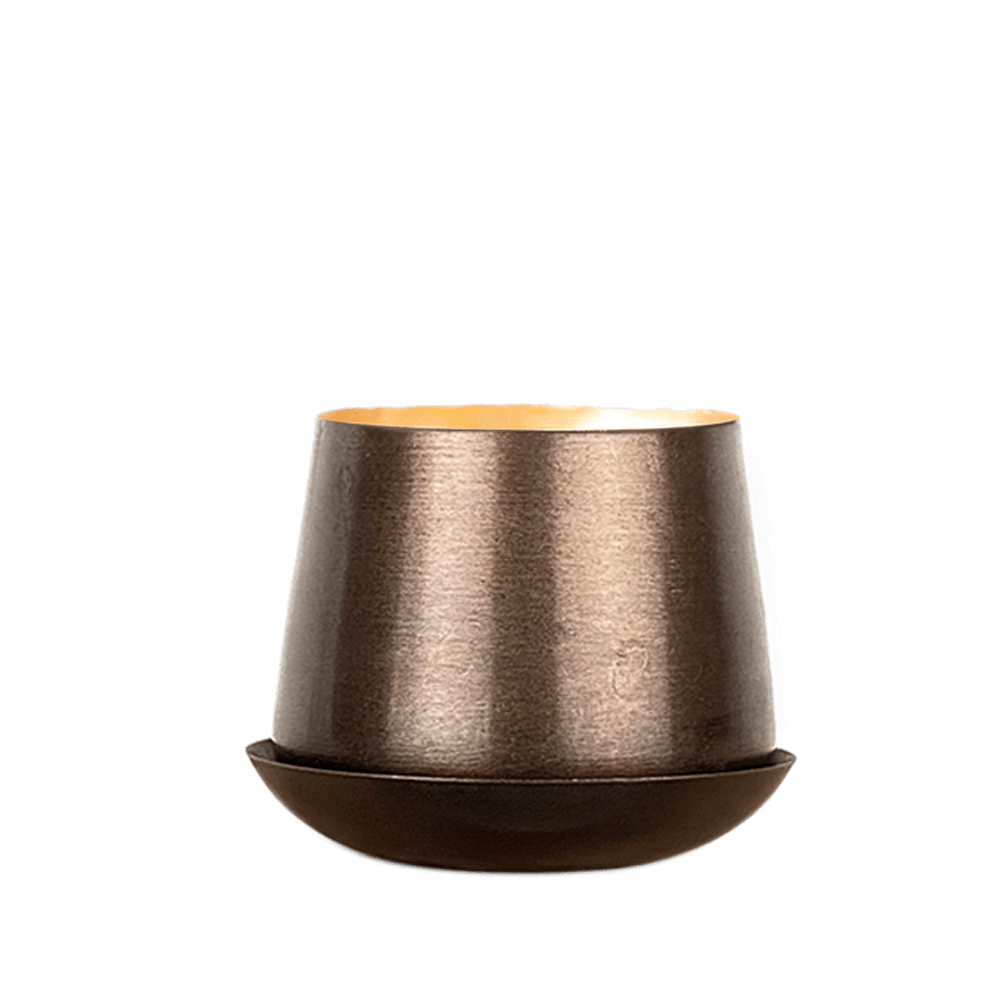 Joe Metal Pot With Drainage Hole - Chive UK