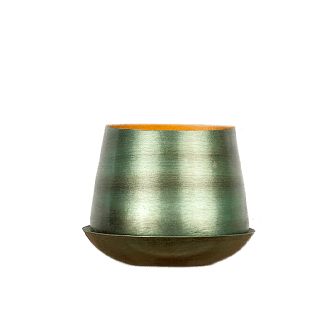 Joe Metal Pot With Drainage Hole - Chive UK