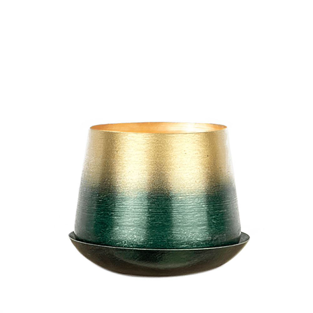 Joe Metal Pot With Drainage Hole - Chive UK