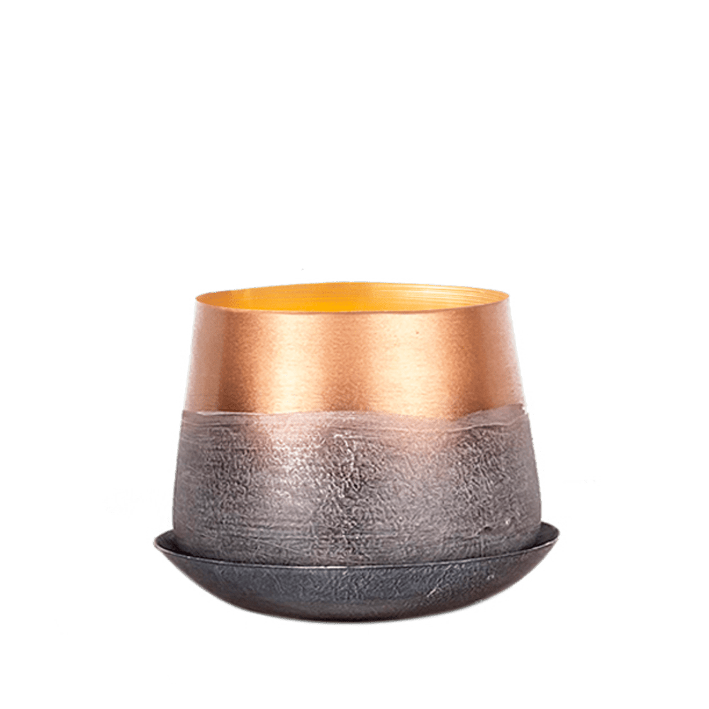 Joe Metal Pot With Drainage Hole - Chive UK