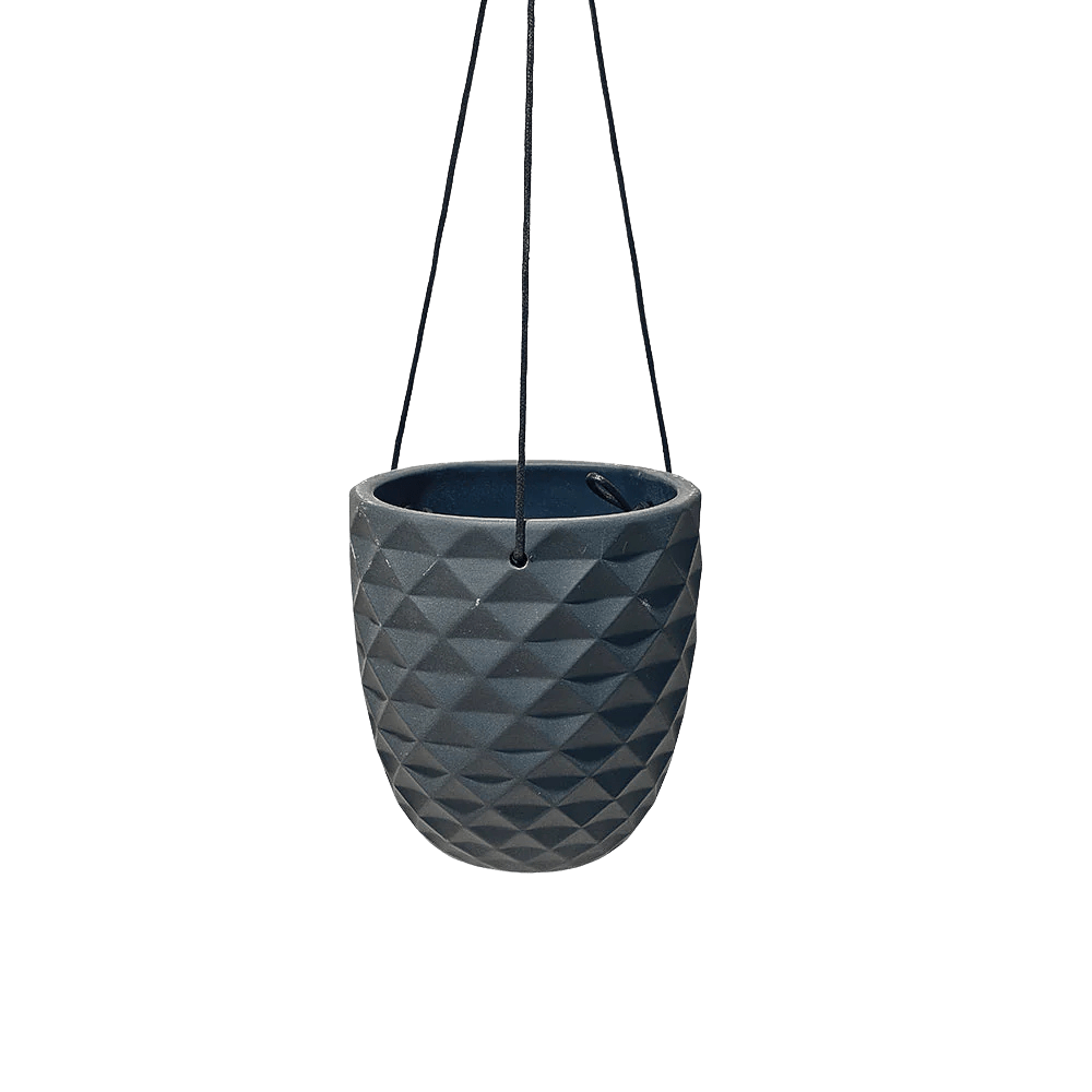 Thimble Porcelain Modern Hanging Planter - Chive UK