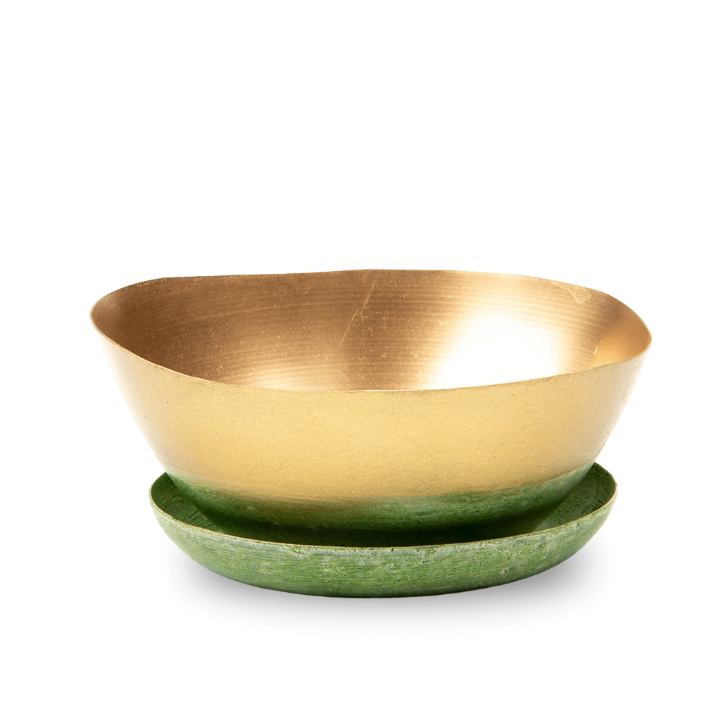 Topper Metal Succulent Dish - Chive UK