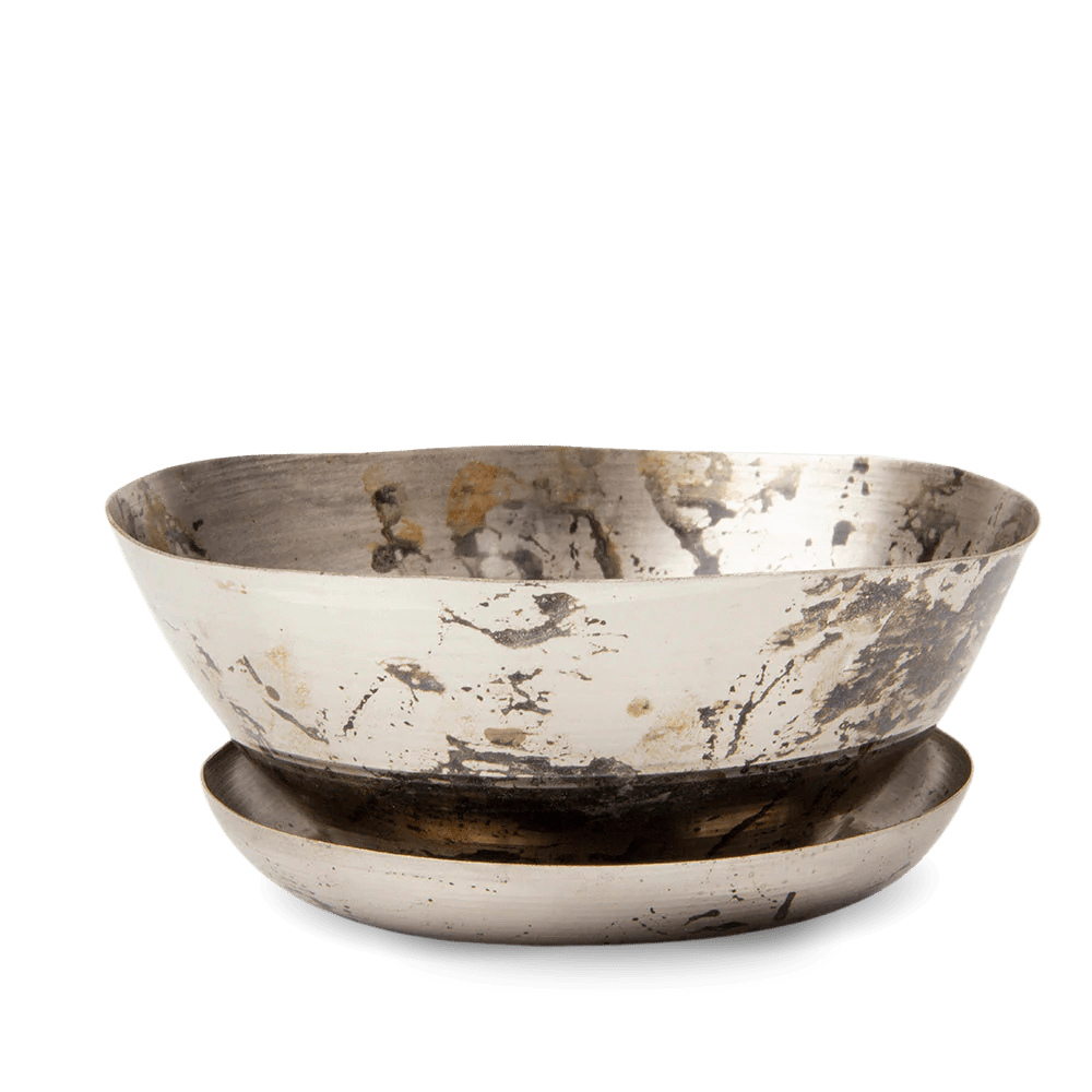 Topper Metal Succulent Dish - Chive UK