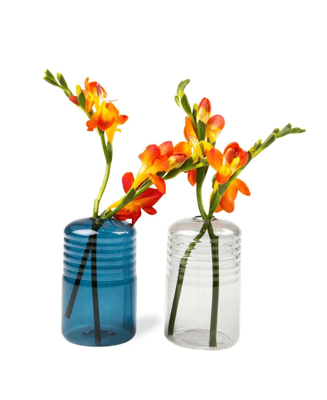 Wabo Glass Modern Flower Vase - Chive UK