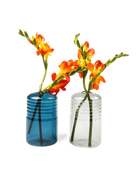 Wabo Glass Modern Flower Vase - Chive UK