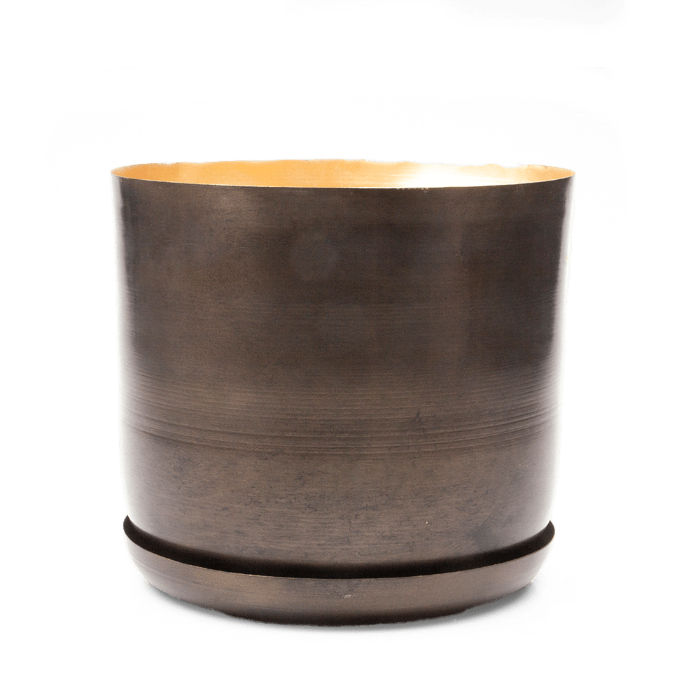 Joe Metal Pot With Drainage Hole - Chive UK