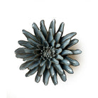 Ceramic Flower Wall Art Medium Flower Grey - Chive UK