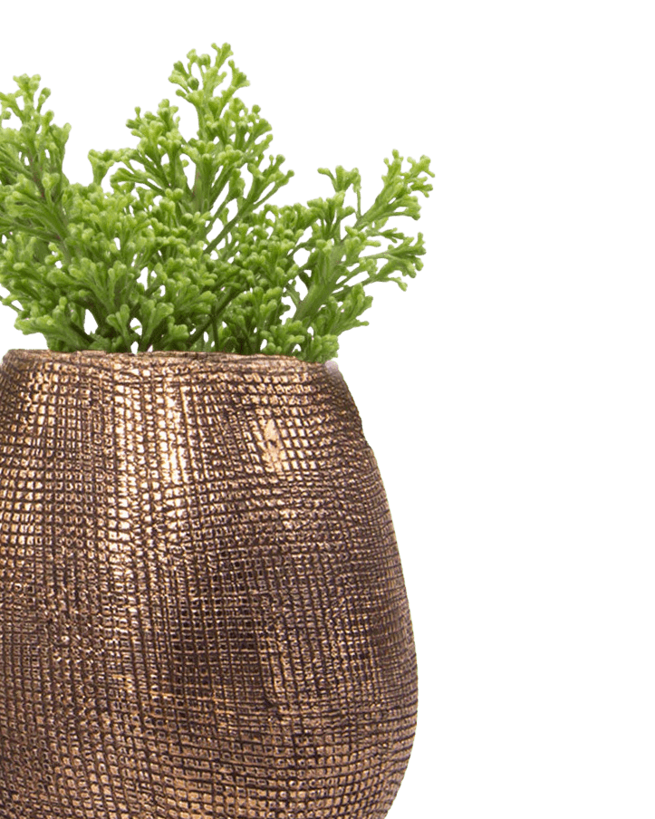 Mesh Ceramic Planter Pot - Chive UK